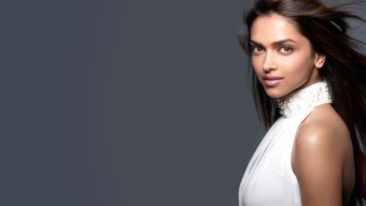 Deepika Padukone In White Dress Side Pose